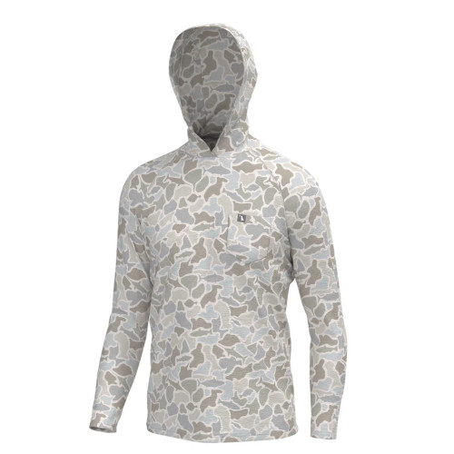 Local Boy Men's Heather Blend Hoodie - Saltwater Camo