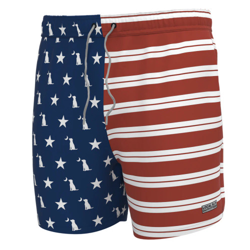 Local Boy Men's Bayview Swim Trunk - American Local