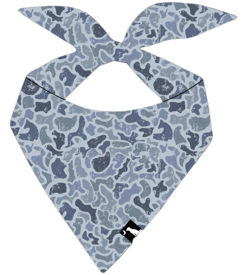 Local Boy Dog Bandana - Distressed LCF Cobalt