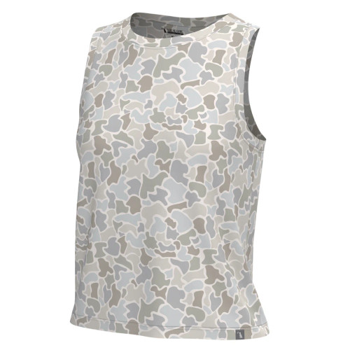 Local Girl Youth Muscle Tank 2.0 - Forest Camo Saltwater