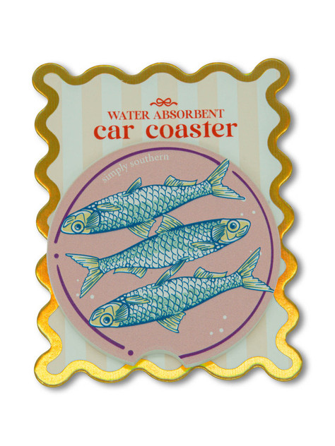 Simply Southern Sardine Car Coaster