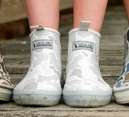 Local Girl Women's Rubber Boots - Forest Camo Saltwater