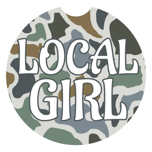 Local Girl LCF Bluff Car Coaster