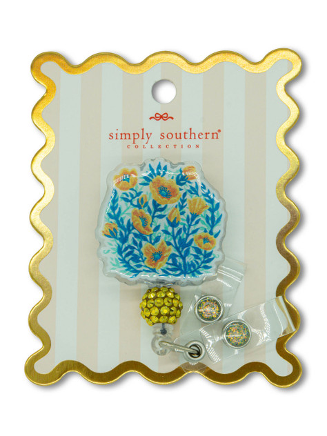 Simply Southern Flower Badge Reel