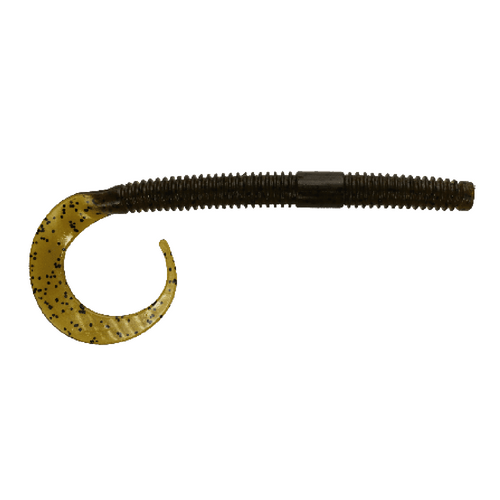 Yamamoto ICHI Worm Floater - Green Pumpkin/Black Flake