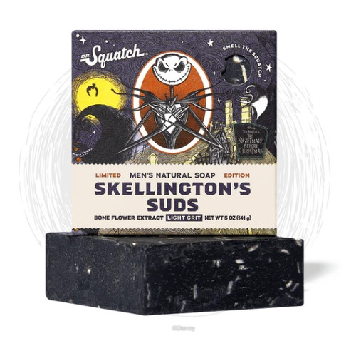 Dr. Squatch Bar Soap Skellington's Suds