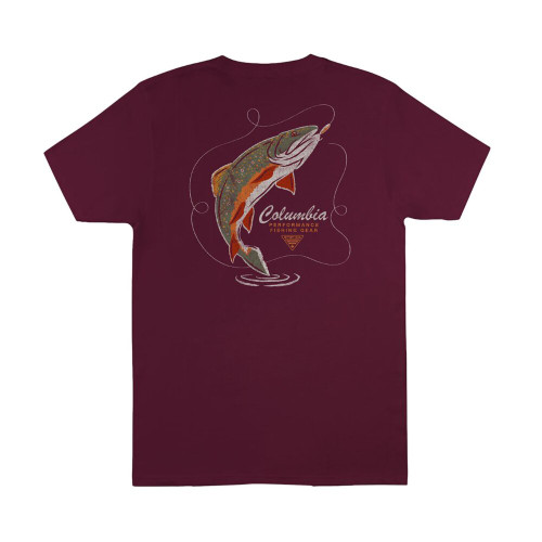 Columbia Men's Brookie Tee - Wine