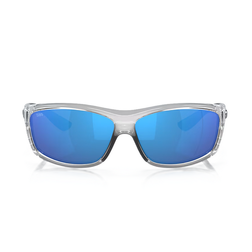 Costa Del Mar Saltbreak Polarized Sunglasses – Silver Frame with Blue Mirror Lens