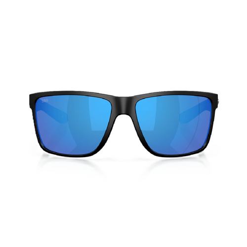 Costa Del Mar Broadbill II XL Polarized Sunglasses - Matte  Black/Blue Mirror