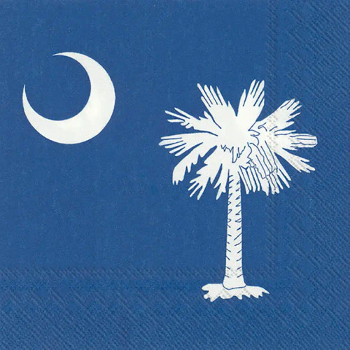 Boston International Paper Cocktail Napkin South Carolina State Flag