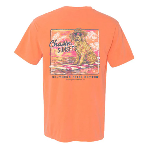 Southern Fried Cotton Women's Golden Hour Tee - Melon