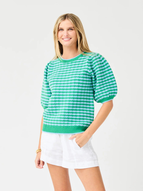 Mary Square Women's Abigail Sweater - Blue & Green