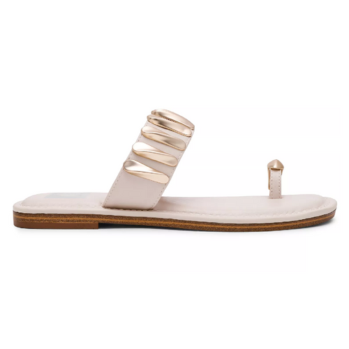 Dolce Vita Jayson Ivory Women's Slide Sandal - Ivory