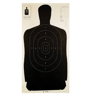 Champion Police Silhouette Full Size Target - 24″x45″