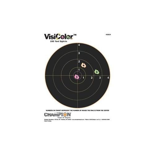 Champion VISICOLOR, 8" BULLS(10/PK)