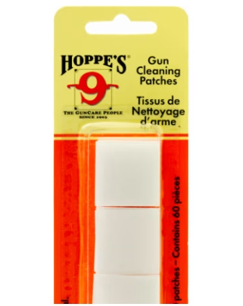 Hoppes Gun Cleaning Patches - .22/.270 Caliber