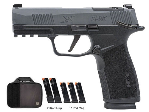 Sig Sauer P365X Macro MS Gray 9mm 3.7" 17rd Pistol w/ TacPro Package