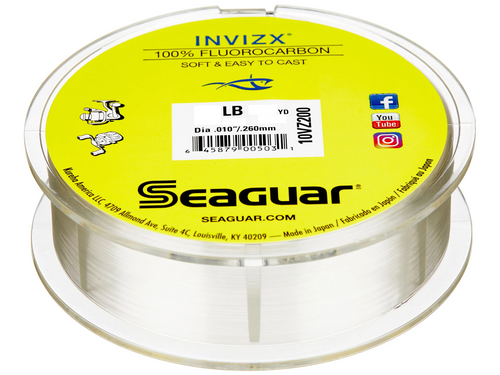 Seaguar InvisX Fluorocarbon Fishing Line 12lb 100yd