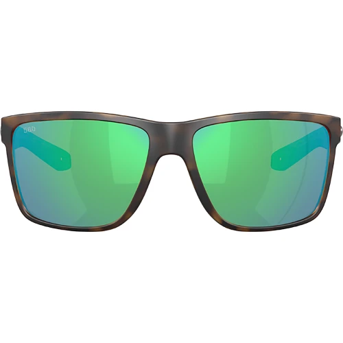 Costa Del Mar Broadbill II XL Polarized Sunglasses Matte Tortoise with Green Mirror 580G Glass Lenses