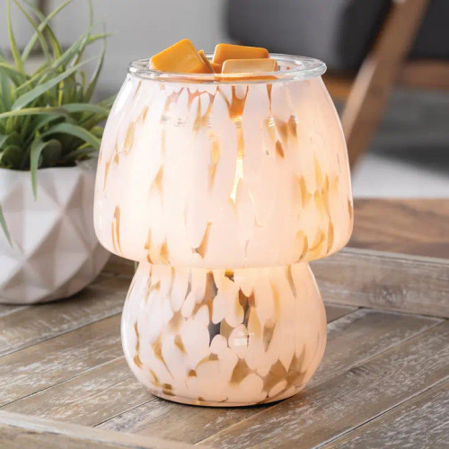 Candle Warmers Etc. Art Glass Lamp Vintage Bulb Illumination Fragrance Warmer