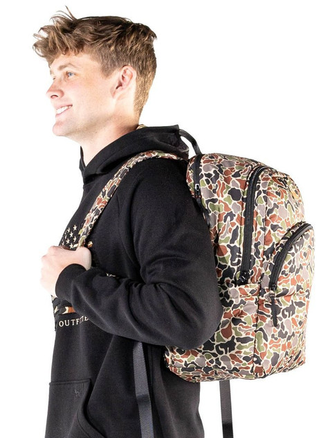 Simply Southern Men's School Backpack - Dark Camo