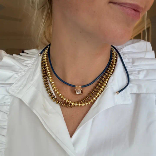 Smith & Co. Acacia Necklace - Bright Gold