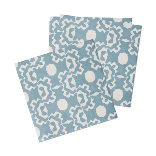 Laura Park Aspen French Blue Cocktail Napkins