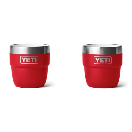 Yeti Rambler 4oz Stackable Mug Set - Rescue Red