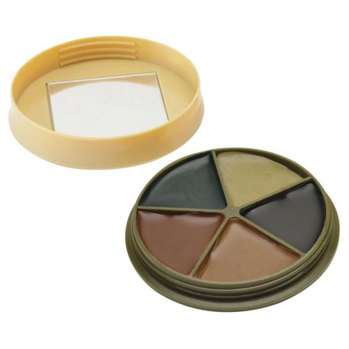 HME 5-Color Face Paint Kit w/ Mirror, Camo Case Cover