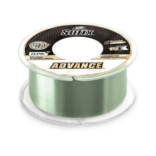 Sufix Advance Monofilament 12lb LoVisGrn 330Yd