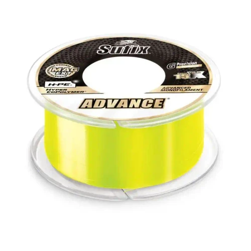 Sufix Advance Mono 6 lb Neon Lime 330 Yds