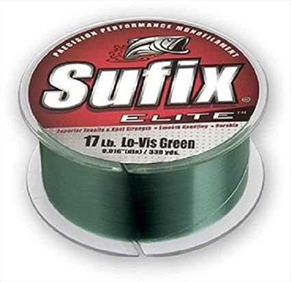 Sufix - Elite Mono Line - Green 17lb 330yd - 661-117G Sufix - Elite Mono Line - Green 17lb 330yd