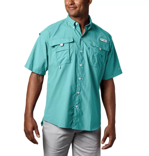 COLUMBIA Men’s PFG Bahama™ II Short Sleeve Shirt - Gulf Stream