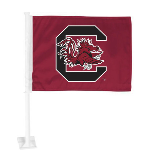 Logo University of South Carolina Car Flag