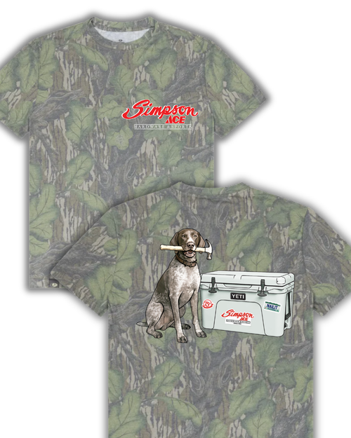 Simpson Dog and Cooler Full Foliage Tee