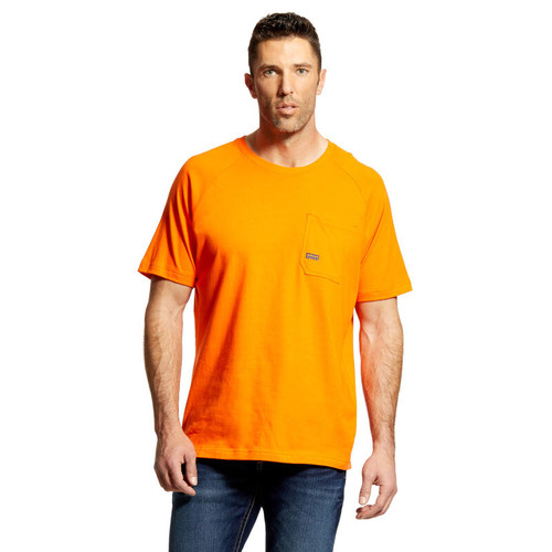 Ariat Rebar Cotton Strong T-Shirt- Orange Ariat Rebar Cotton Strong T-Shirt- Orange