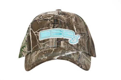 DSG Outerwear Women's Distressed Camo Baseball Cap-Realtree Edge