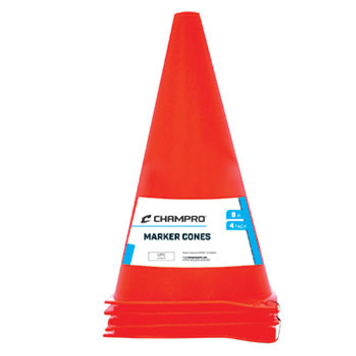 Champro Plastic Marker Cones - 4 Pack