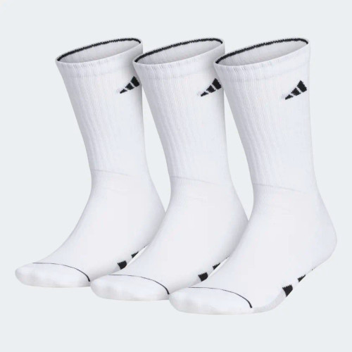 Adidas Men's Cushioned Crew Socks White