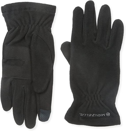 Manzella Men's Tahoe Ultra Touchtip Gloves-Black
