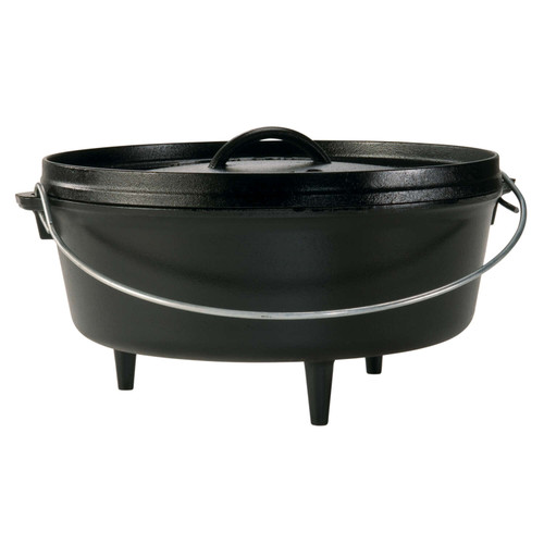 Lodge Logic Cast Iron Dutch Oven 6 Quart Black