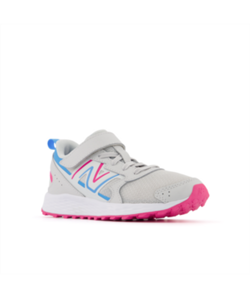 New Balance Kids 545 Bungee Lace Top Strap Shoes- Summer Fog