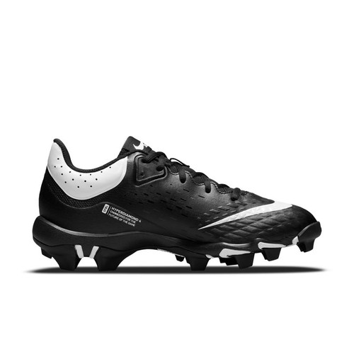 Nike Women's Hyperdiamond 4 Keystone Softball Cleats: Black/White/Dynamic Turq