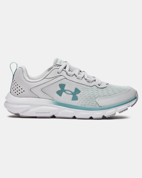 Under Armour Women's Charged Assert 9 Running Shoes- Halo Grey/Still Water