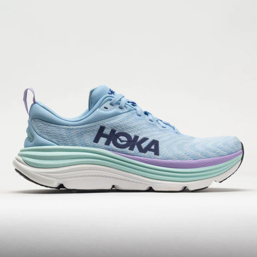 Hoka Women's Gaviota 5 Running Shoe - Airy Blue/Sunlit Ocean