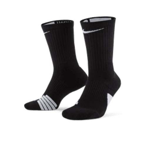 Nike Elite Crew Basketball Socks- Black/White