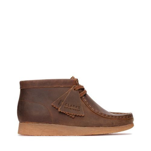 Clarks Kids Wallabee Boot Older Beeswax