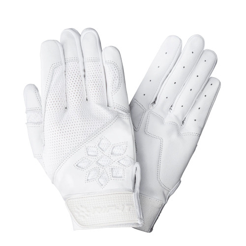 Rip-It Women's Blister Control Pro Softball Batting Gloves - White