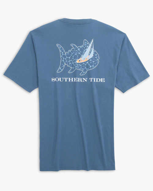 Southern Tide Men's Sailing with Skipjack Tee - Coronet Blue