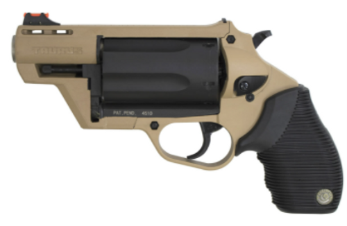 Taurus Judge Public Defender Poly 45/410 Flat Dark Earth Polymer Frame Revolver